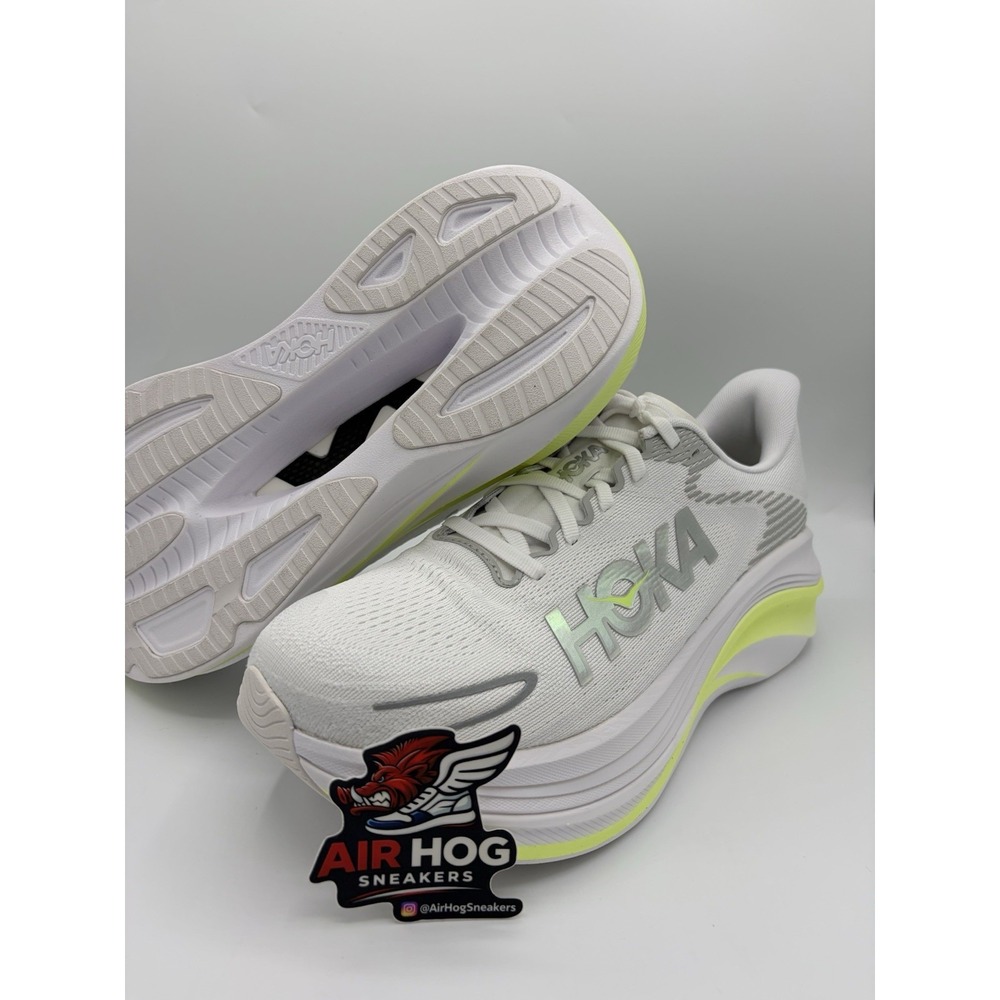 Hoka One One Skyward X 2 Women's 11 B White Metallic Running Shoes Training NWB!